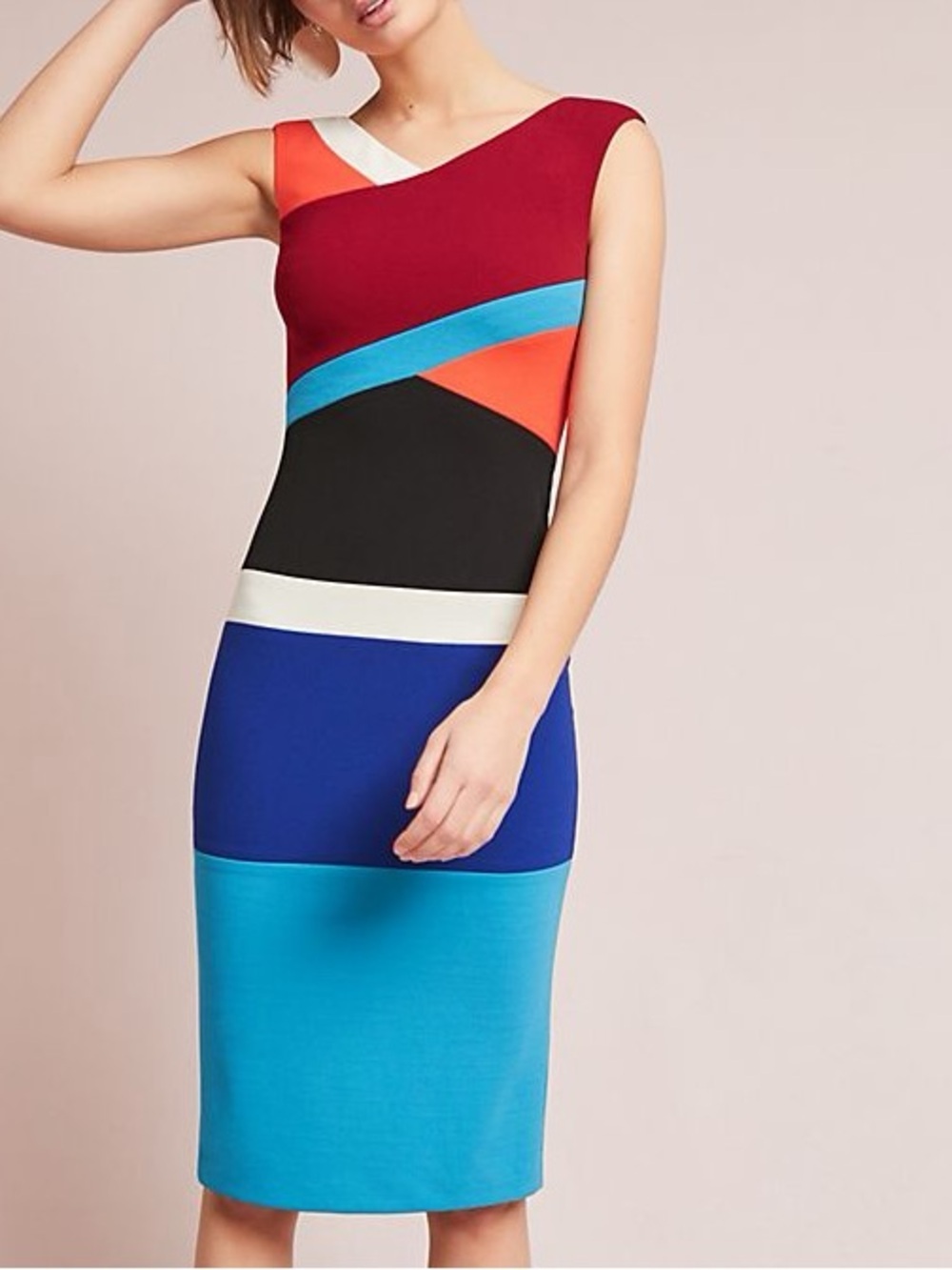 Anthropologie Tracy Reese Geometric Column Dress 10